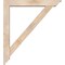 Ekena Millwork Traditional Traditional Smooth Bracket w/ Offset Brace, Douglas Fir, 5 1/2"W x 34"D x 38"H BKT0604X34X38TRA01SDF - alternate 4